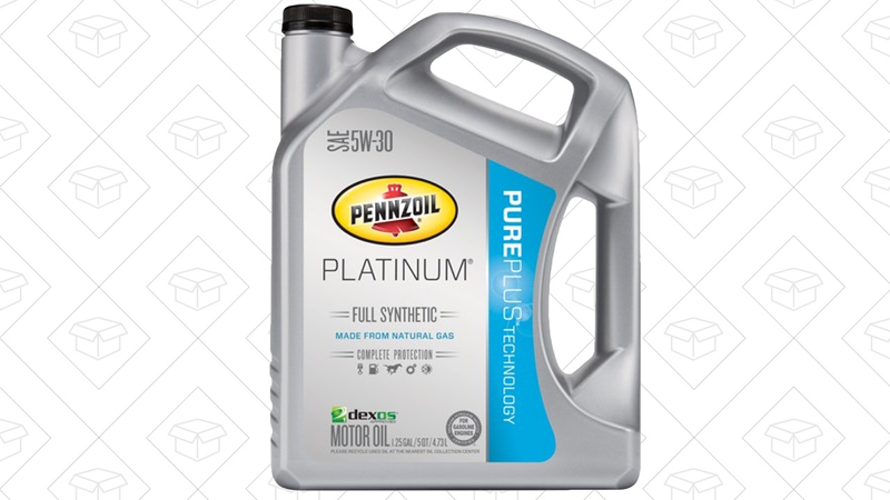 Penzoil 5 Quarts Synthetic Motor Oil (Multiple Weights), $9-$11 with Subscribe & Save and $10 online rebate.